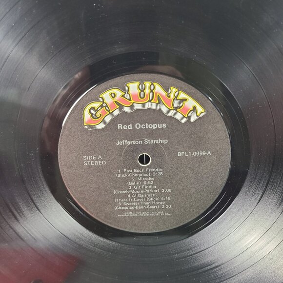 Jefferson Starship Red Octopus LP 1975 Original Vinyl‎ Album - Picture 5 of 9